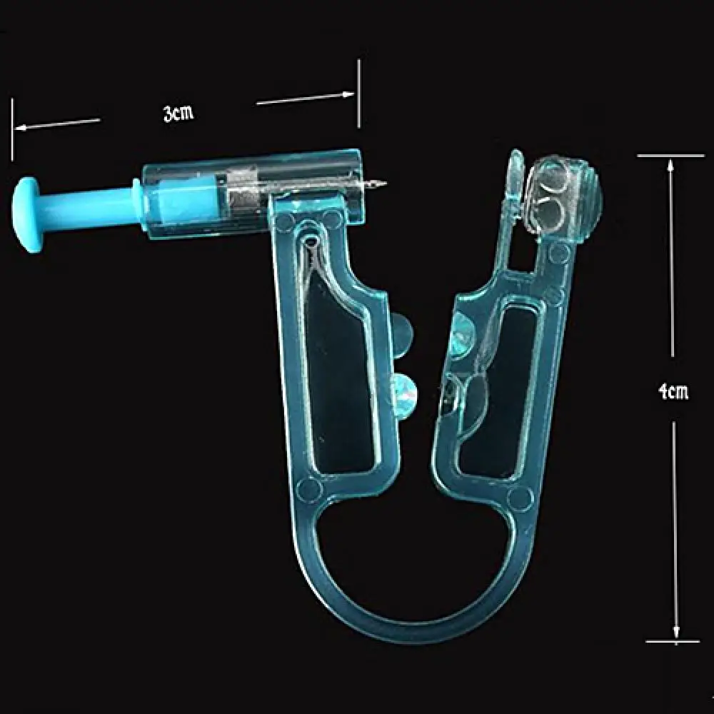 Disposable Safety Ear Piercing Gun Unit Tool With Ear Stud Asepsis Pierce Kit ear piercing gun