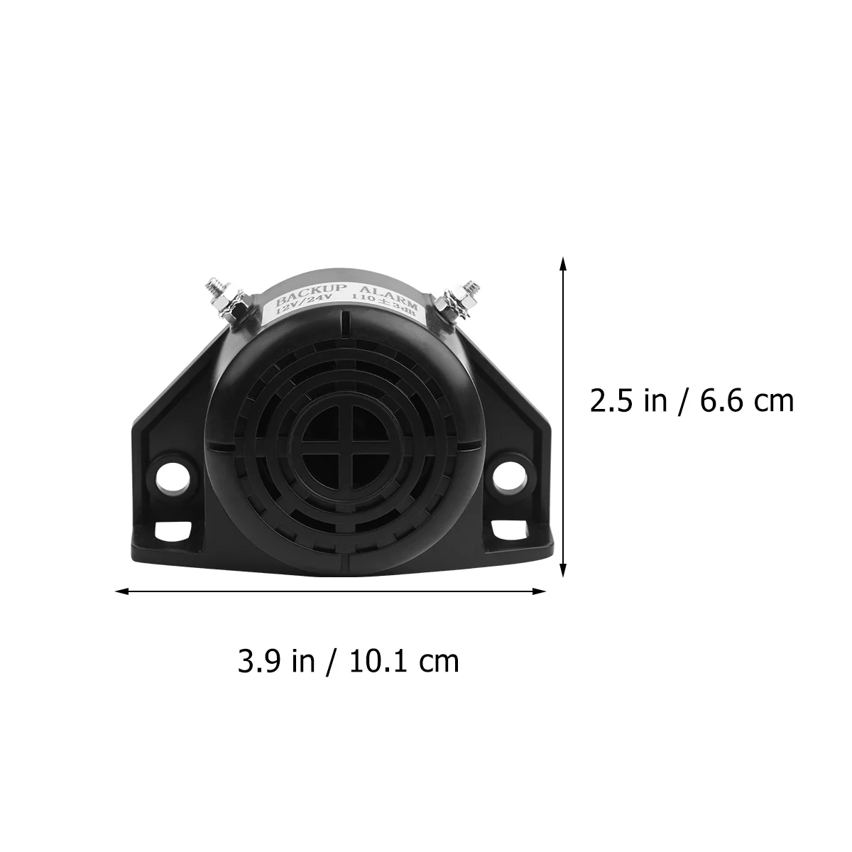 12V/24V 110&plusmn;3db Universal Engineering Forklift Truck Waterproof Alarm Parking Loudspeaker (Round) Vehicle horn