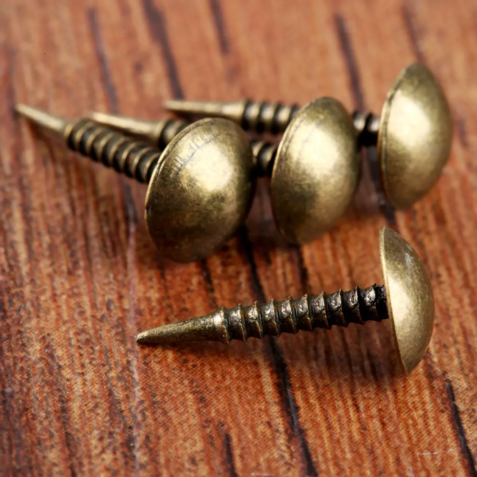 Antique Bronze 8*15mm Upholstery Nails Wooden Case Jewelry Box Furniture Drum Sofa Decorative Tacks Stud Doornail Pushpin 100Pcs upholstery nail