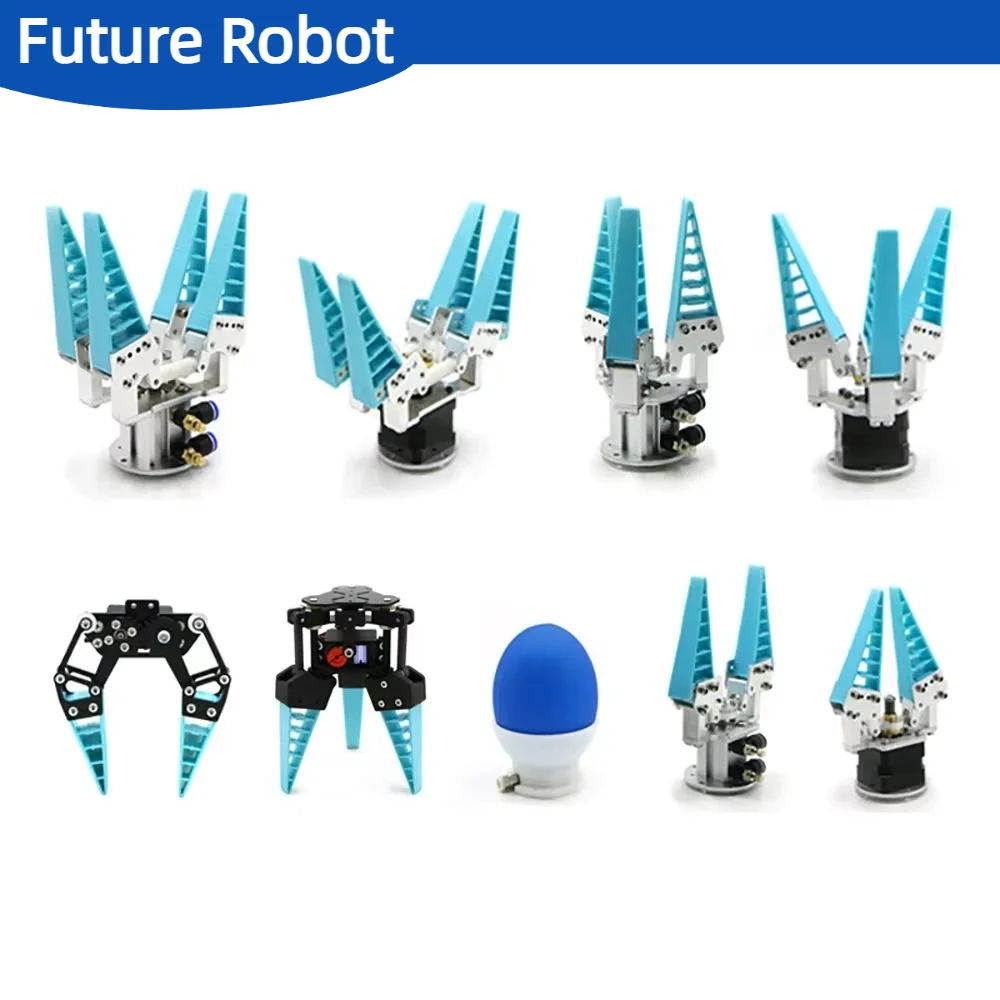 Single Finger for Robot Flexible Mechanical Claw Bionic Flexible Finger Fruit Sorting Gripper Pneumatic Electric Control Clamp