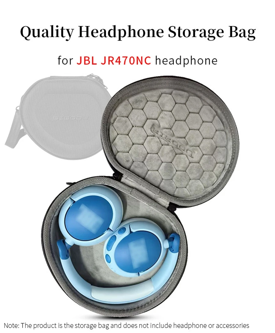 Hard EVA Storage Bag for JBL JR470NC JR460NC Portable Headphone Box Children's Headset Travel Carrying Case
