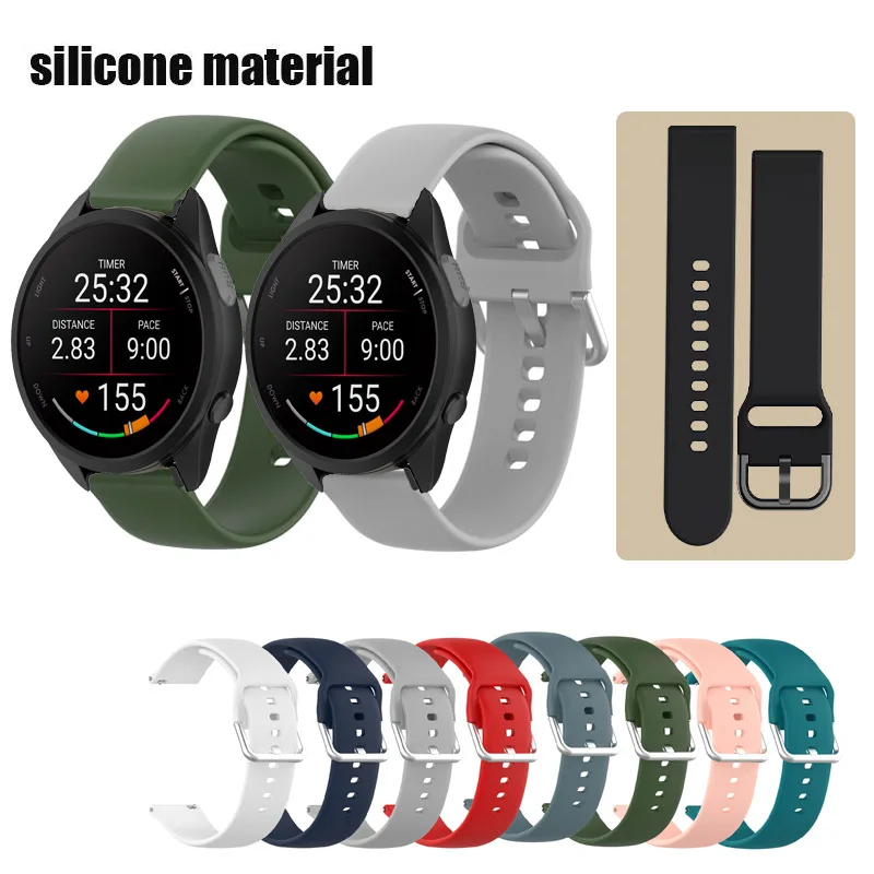 Pulseira De Silicone Para Garmin Forerunner 165 645 245 158 55 245 165 745 265 255 Esportiva Xiaomi Watch S3 S2 46mm 42mm S1 Pulseiras I.184007752