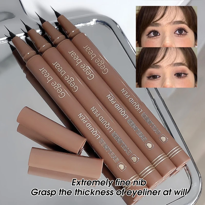 Eyeliner liquid pen is smooth, fast drying, waterproof, durable, not easy to smudge, and very thin eyeliner pen 2