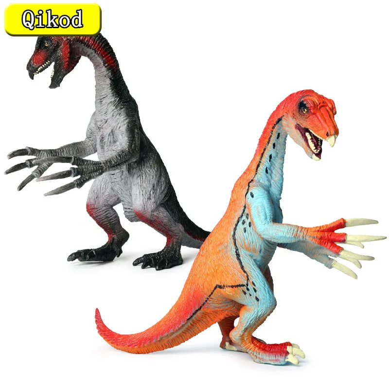 Simulazione Animale Classico Preistorico Savage Therizinosaurus Dinosauro Action Figures Jurassic Dino Parco Del Mondo Modello Giocattolo Del Capretto