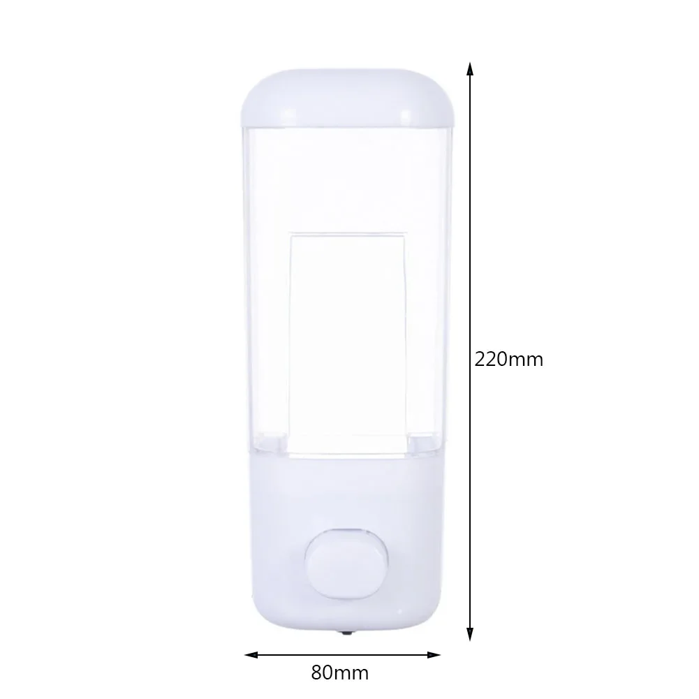500ML Soap Dispenser Bathroom Wall Mount Shower Shampoo Lotion Container Holder System Non Perforated Hotel Toliet 6