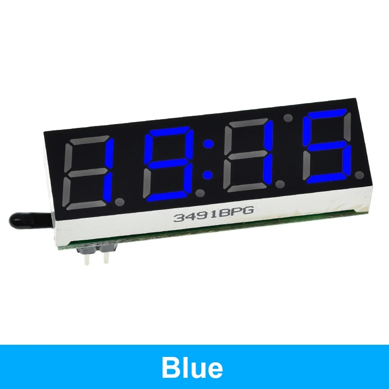 TZT 1/3PCS 3 In 1 LED RX8025T Digital Clock Temperature thumbnail 2