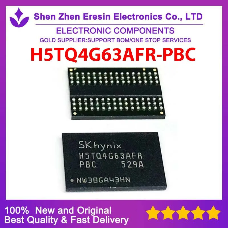 

Бесплатная доставка, 5 шт./лот H5TQ4G63AFR-PBC BGA96, новый и оригинальный