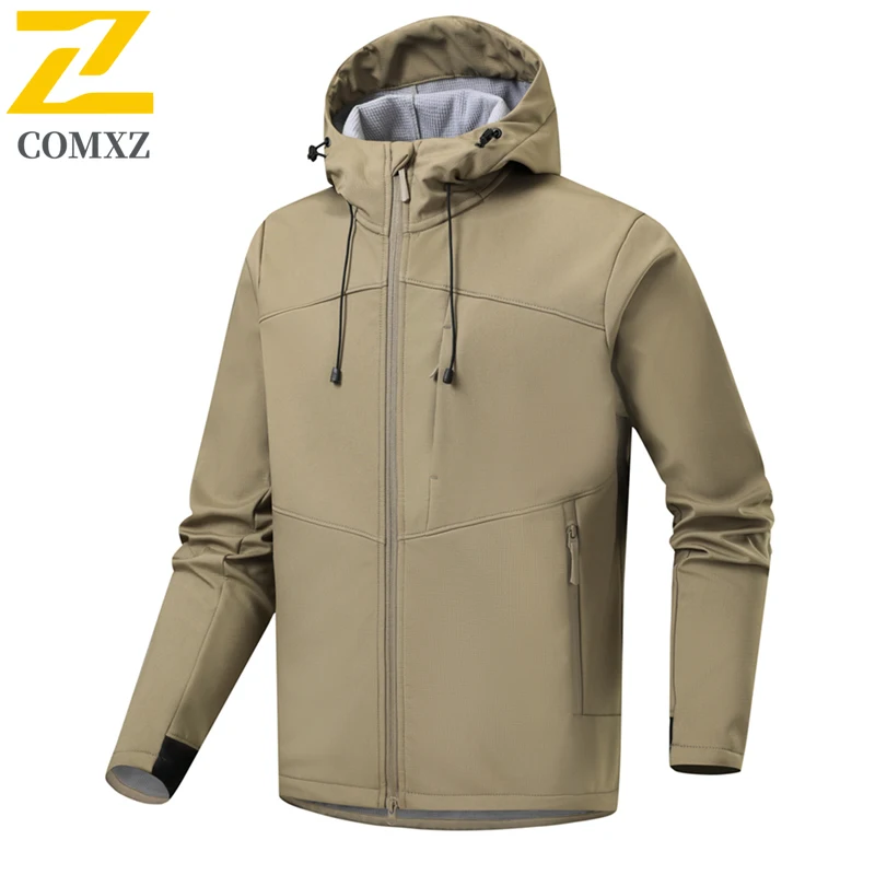 EiAO Jacket Softshell  Men Women Windproof Waterproof Breathable Thermal Outdoor Coat for Hiking Camping Fishing Mountaineering