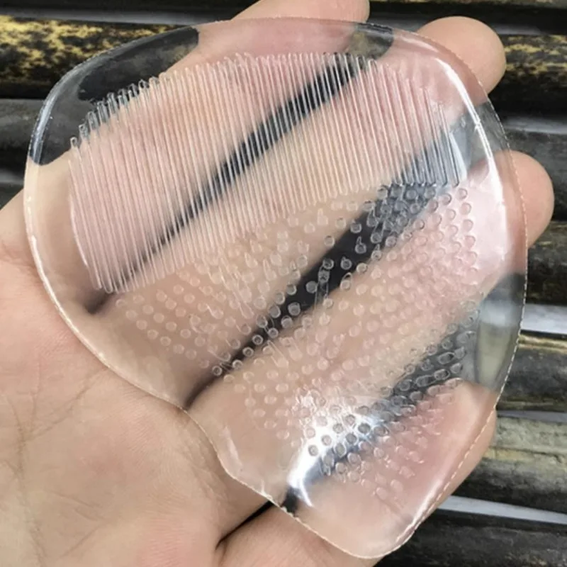 Antiskid Forefoot Pad Soft Gel Transparent Invisible Half Insoles High Heels Pain Relief Forefoot Cushion Non-slip Shoes Pads
