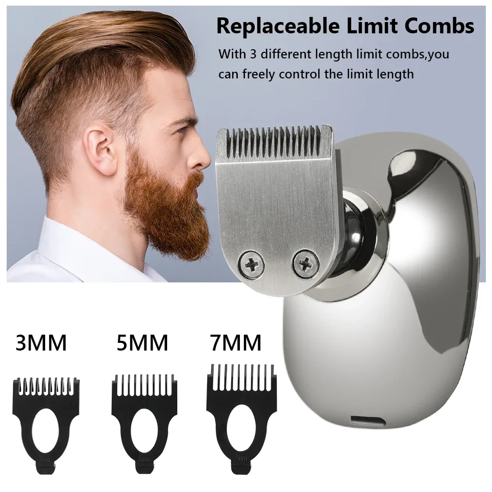 Electric Razor Multifunction USB Charge Trimmer Men 7D Independently 7 Cutter Floating Head Waterproof