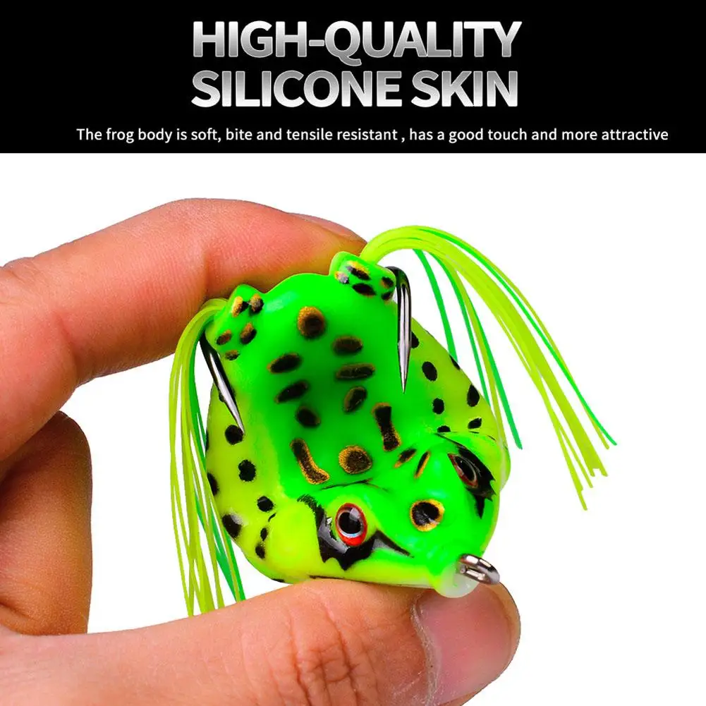 Frog Lures Artificial Soft Bait 5g 4.3cm Realistic Frog Fishing Lures Fishing Tackle For Freshwater Saltwater Dropship