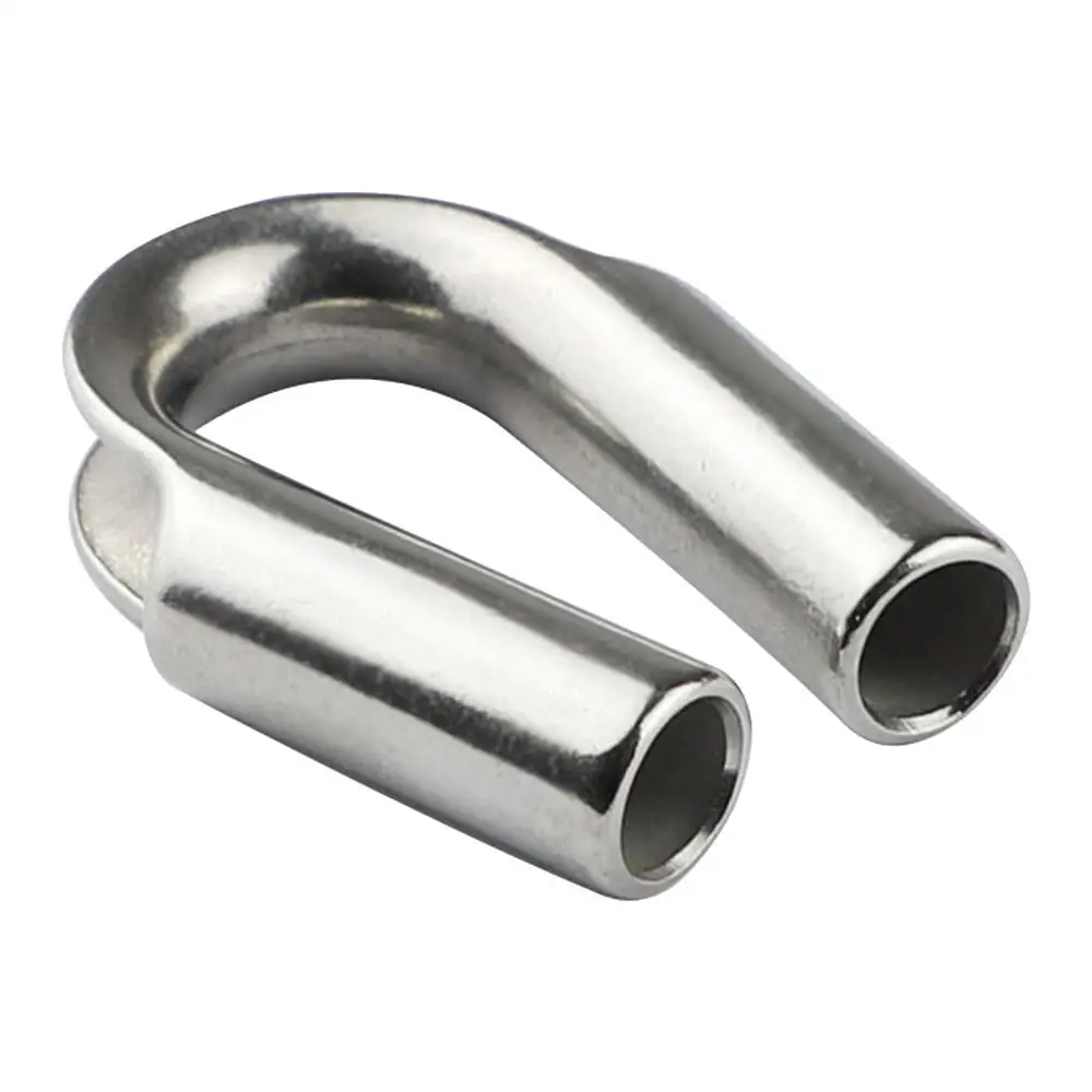 Description Picture 2 of itemWire Rope Thimble Stainless Steel Thimble Safety Thimble For Wire Rope Cable Wire Rope Chain Thimble Rope Thimble Rigging