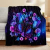 Microfiber Butterfly Blanket Super Soft Throw Blankets For Bed Bedspread Sofa Decorative Camping Picnic Winter Warm Blanket 3