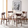 DCH1001D-SET2 Home Lucca Cherry Retro Dining Chair (Set of 2), Walnut 5