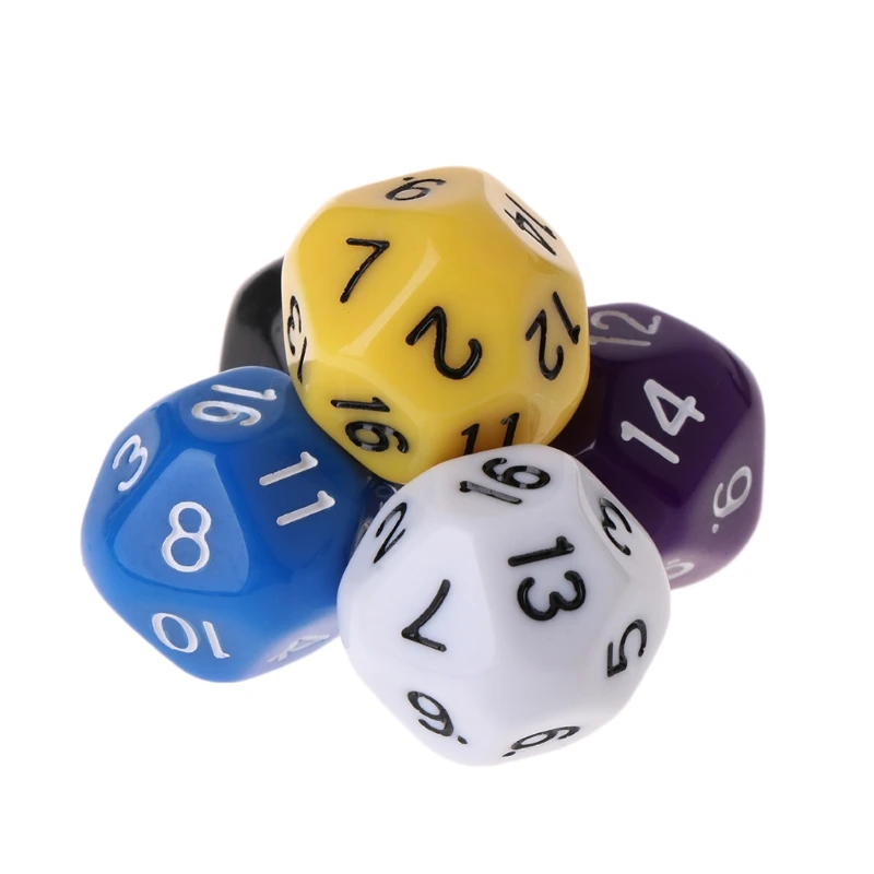 10pcs 16 Sided D16 Polyhedral Dices For Table Games