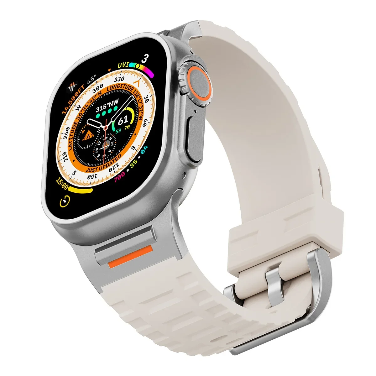 Luxury Sport Silicone Band for Apple Watch - Soft and Stylish Bracelet Strap