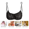 50Pcs Women Disposable Bras Elastic Strap Spa Top Underwear Non-woven Brassieres 3