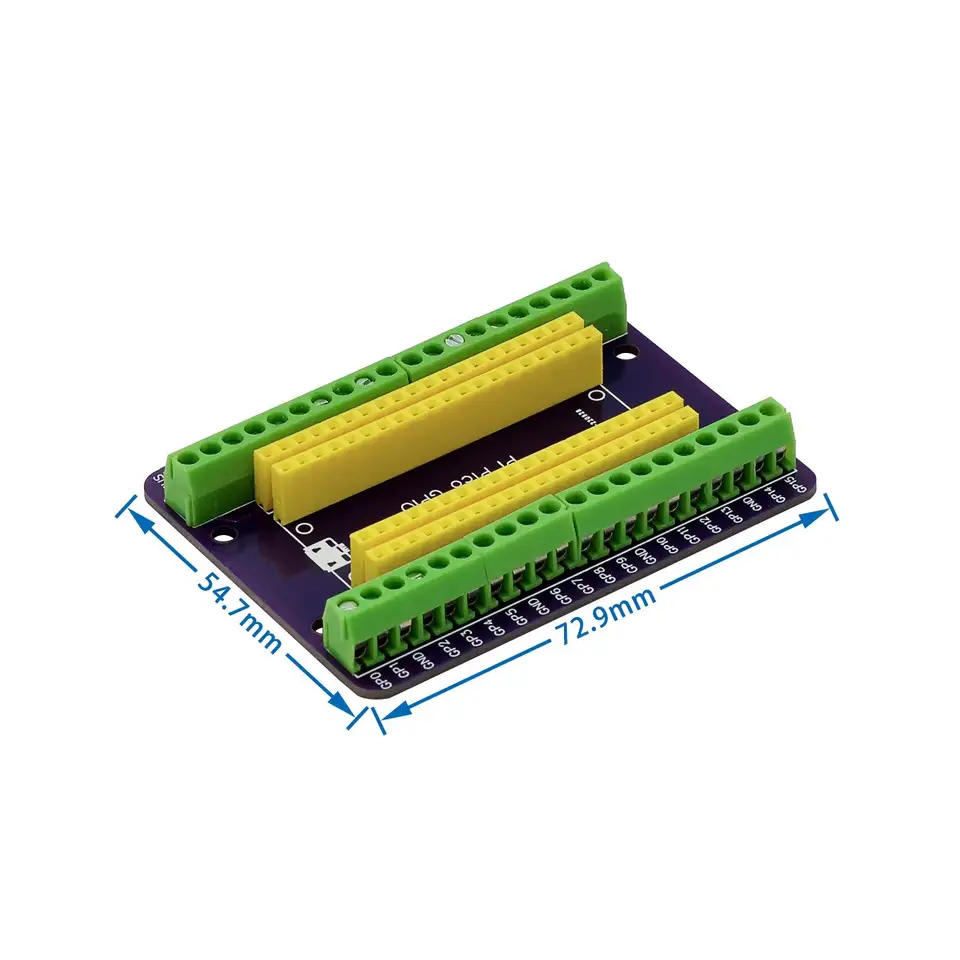 Raspberry Pi Pico Expansion Board GPIO Breakout Extension Adapter Onboard Male and Female Pins for Pico image 9