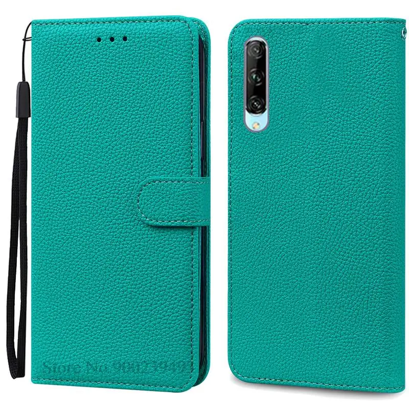 Huawei P Smart Pro Soft Silicone Wallet Flip Phone Cover