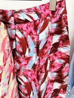 HIGH STREET Newest 2026 Designer Runway Suit Set Women's 3/4 Sleeve Feather Printed Blazer Flare Pants Set 2pcs - Image 5