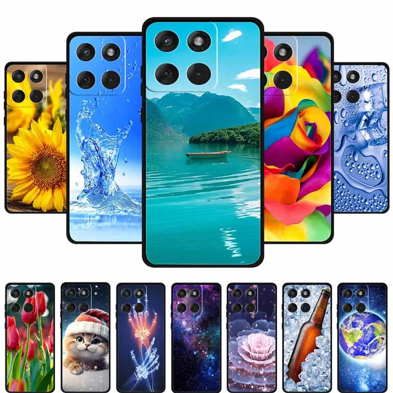 Fashionable Black Silicone TPU Soft Phone Case – Sleek Protective Back Cover s