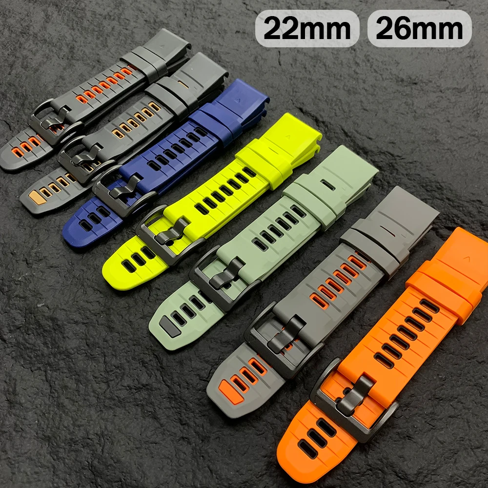 Silicone Watch Band - QuickFit Release Wrist Strap Bracelet
