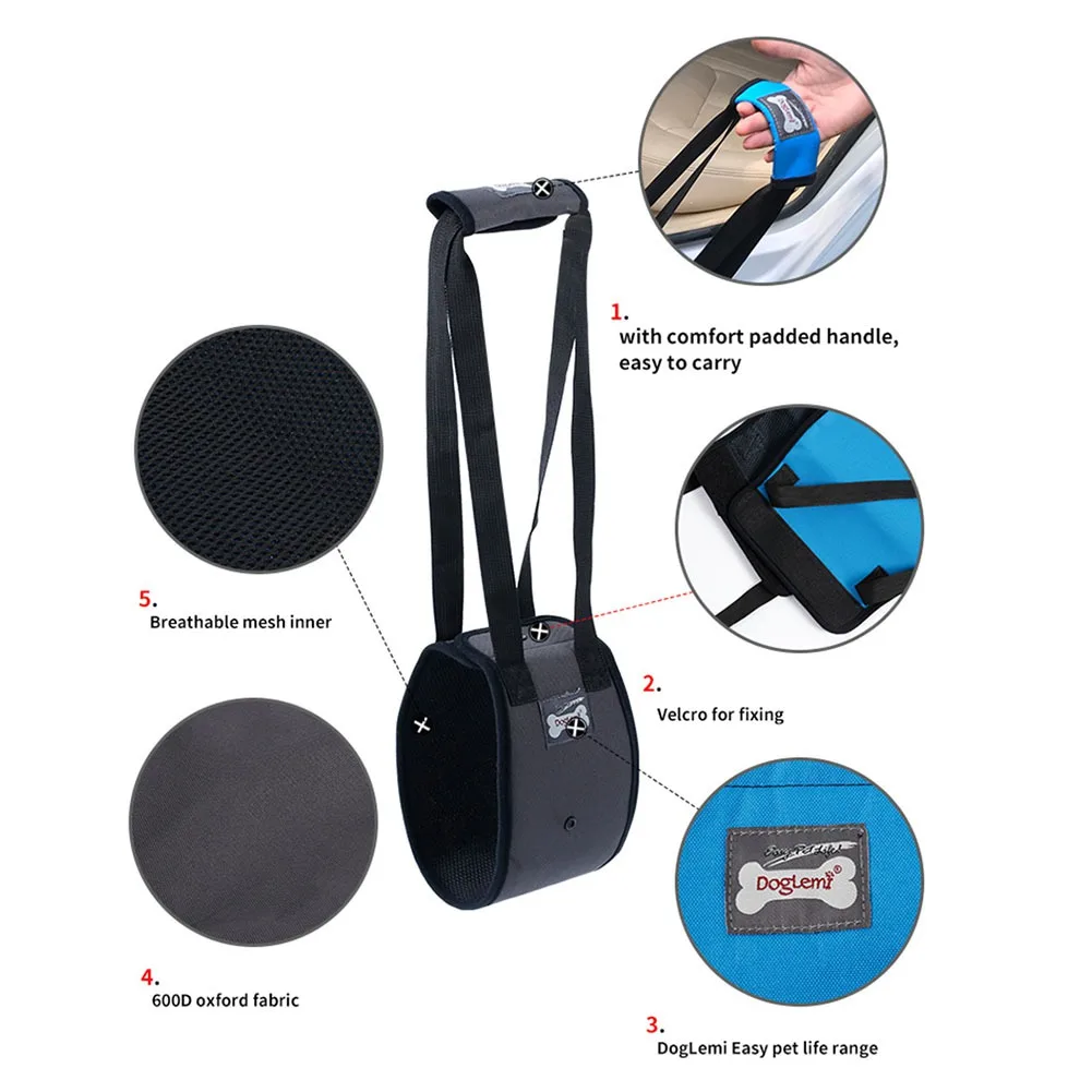 Dog lift harness Dog Lift Harness Dog Sling for Large Dogs Hind Leg Support Makes Lifting Rear Legs of Bigger Canines Easier Comfortably Supports