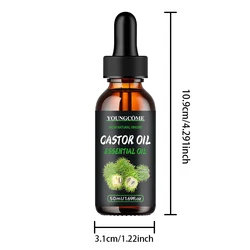 Revitalizing Castor Oil Hair Treatment - Repairs, Moisturizes, and Enhances Hair Quality - 50ML