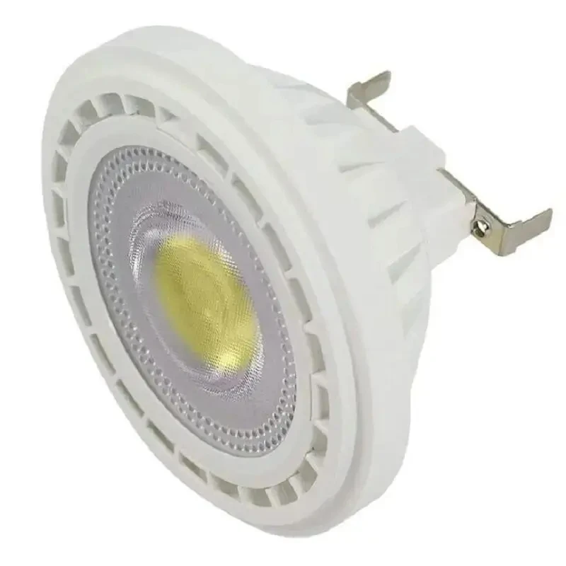 고출력 디밍 가능 LED 스포트라이트, 내장 다운라이트 매립형 천장 실내 조명, 15W, G53 GU10 AR111 ES111 QR111, 2 개