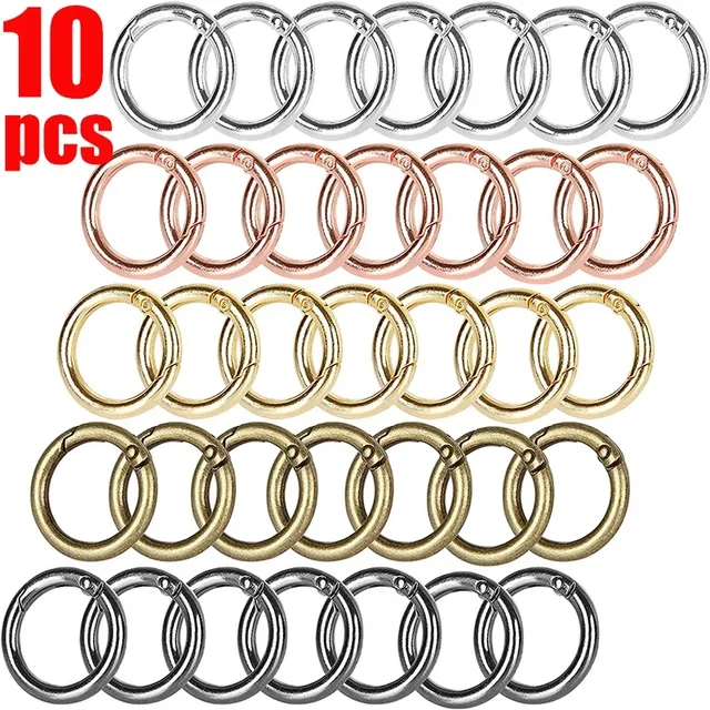 Metal O Ring Spring Clasps for Versatile DIY Projects