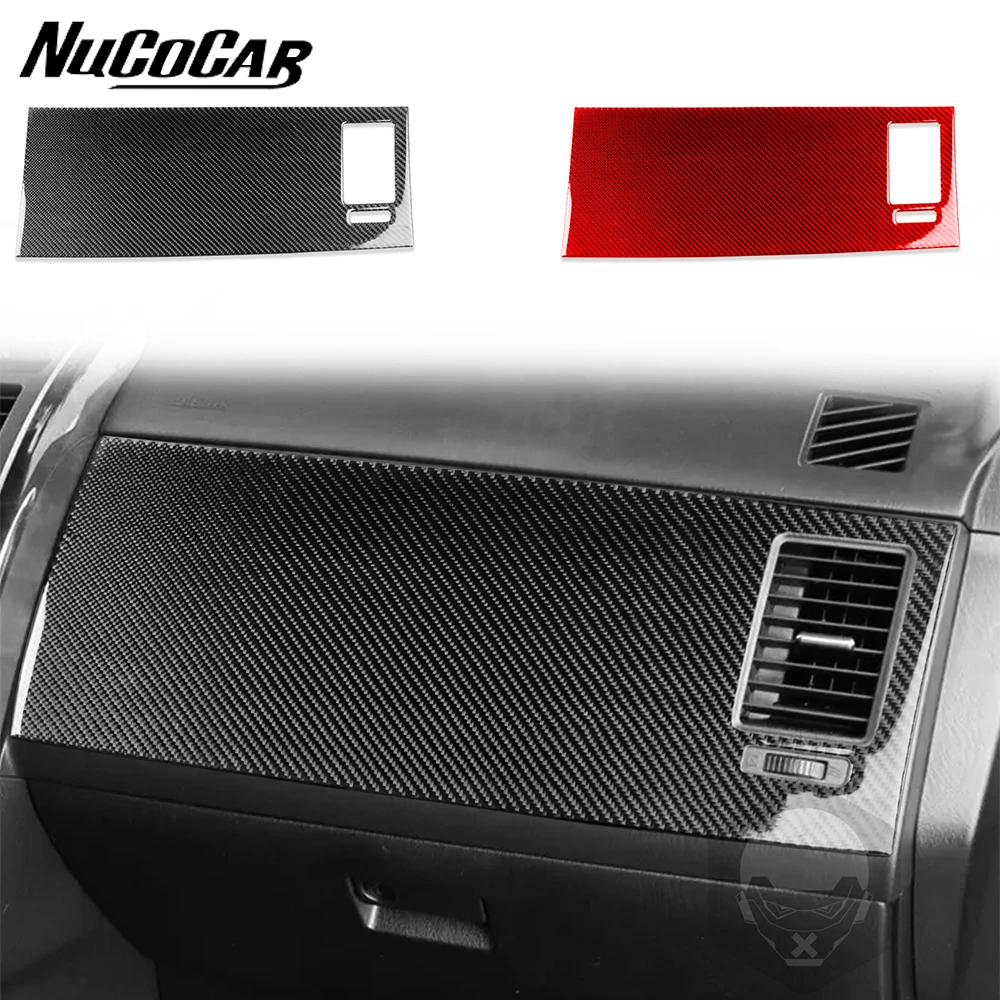 

For Mazda CX9 CX-9 2010-2015 Carbon Fiber Co-pilot instrument Panel Trim strip Car Interior Accessories Decorative Stickers