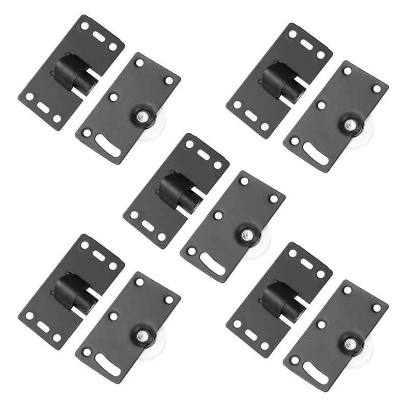 

LJL-20Sets ролики для раздвижных дверей, ролики, шкивы, бегунки для шкафа, гардероба, шкафа, гладкие и бесшумные нейлоновые колеса