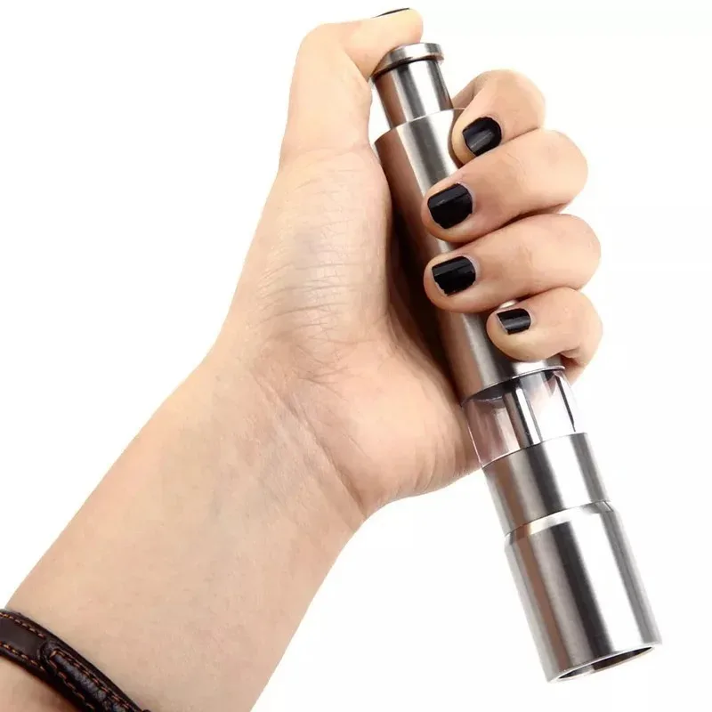 CheapManualStainlessSteelThumbPushSpiceSauceGrinderEfficientSuitableForVariousSpicesSuchAsPepperAndSalt