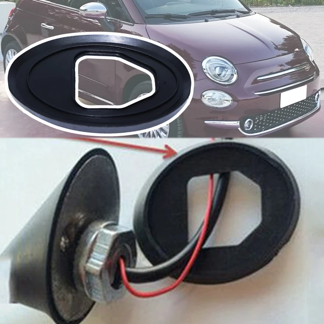 Per Fiat 500 2007 2008 2009 2010 2011 2012 2013 auto tetto albero frusta Antenna  Antenna Base in gomma guarnizione guarnizione Pad copertura accessori -  AliExpress