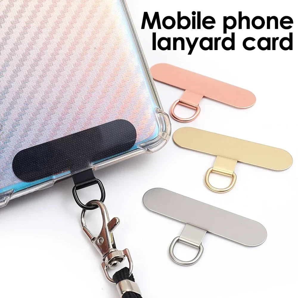 Universal Ultra-Thin Metal Phone Tether Tab - Stainless Steel Replacement Lanyard Straps (Available in 4/2/1 PCS)