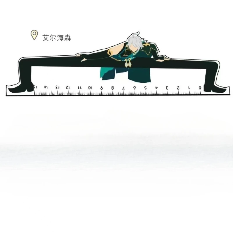 게임 위안쉔 주변 캐릭터 알하이탐 중리 네우빌레트 딜룩 타르타글리아 아크릴 롱 레그 룰러 재미있는 문구류 상품