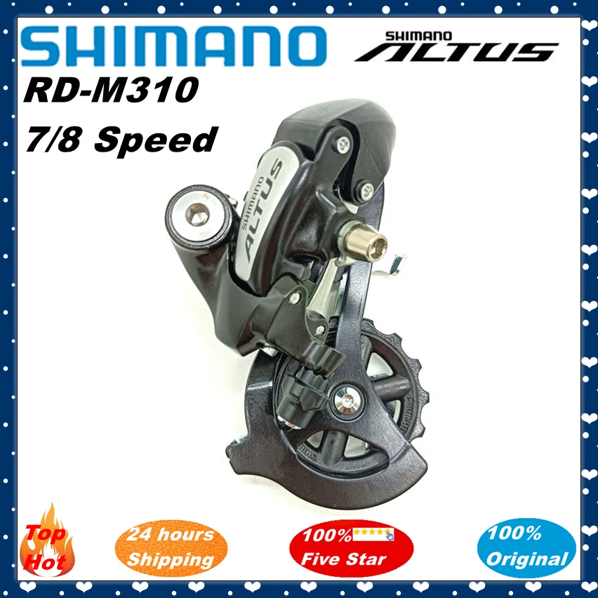 SHIMANO Altus RD M310 Rear Derailleurs MTB Bike Mountain Bicycle Parts for 3x7S 3x8S 21S 24S Speed RD-M310 bike Accessory