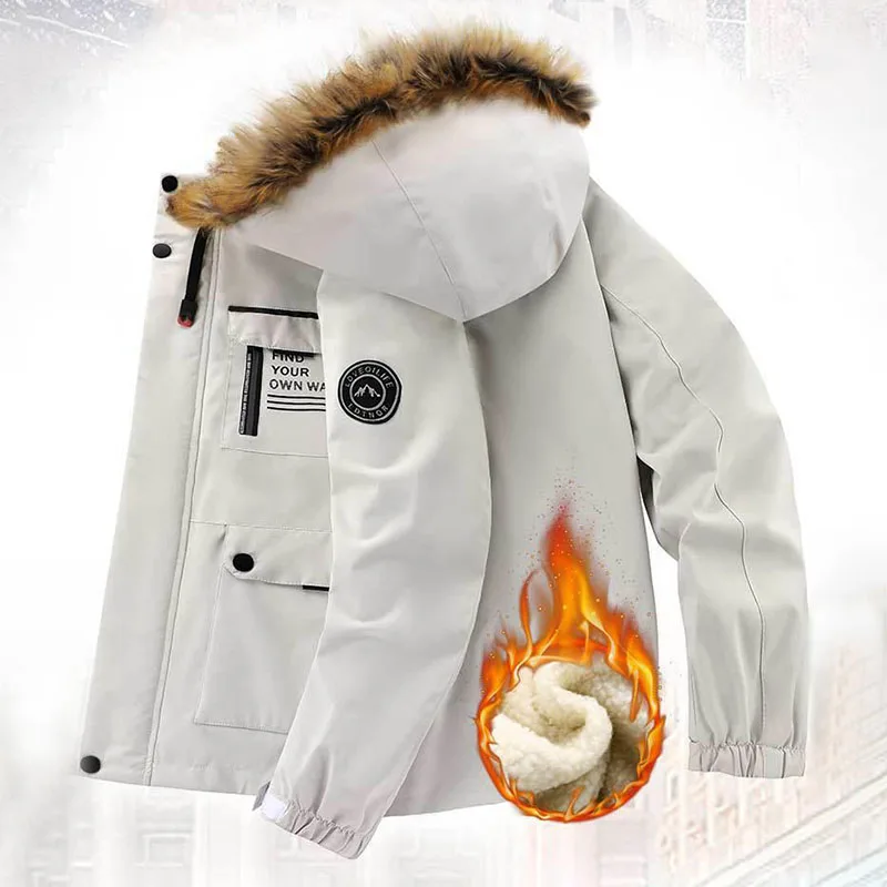 Man Parkas Waterproof Parka for Men Mens Coats Long Male Coat Winter Men's Plus Size Large Cold Padded Clothing Hood Jackets New