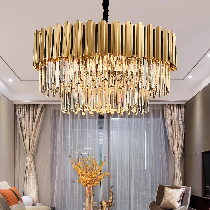 home decorationPendant lights, luxury crystal living room chandelier, bedroom Pendant lamp, ceiling light, indoor lighting