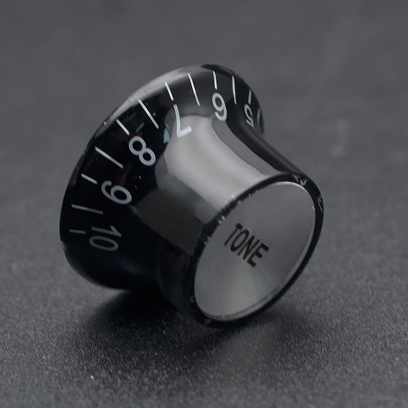 Manopole Per Chitarra LP In Plastica Stile Cappello, Colore Nero E Oro Misto, Controllo Volume, Tono E Velocità, Diametro Esterno 26mm, Per KB029 - Foto 5