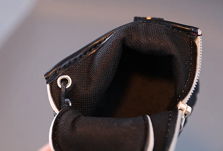 Children's Boys Girls Spring Autumn Print Kids British Style Casual Boots Soft Non-slip Wear-resistant Kid's Shoes_voghion.com