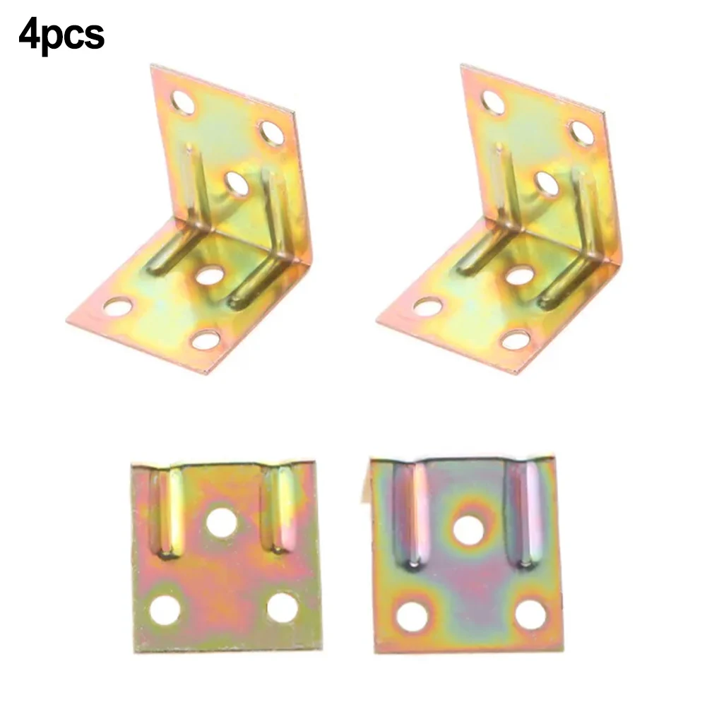 

Angle Bracket Corner Brace 6 Holes Design Easy And To Install Hole Diameter 4.5mm Iron Safe To Install Brand New