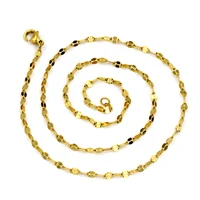 Collier de luxe en acier inoxydable 316L, 10 pièces/lot, pour femmes et hommes, chaînes à maillons en forme de lèvre, vente en gros pour pendentifs, accessoires 2MM 4