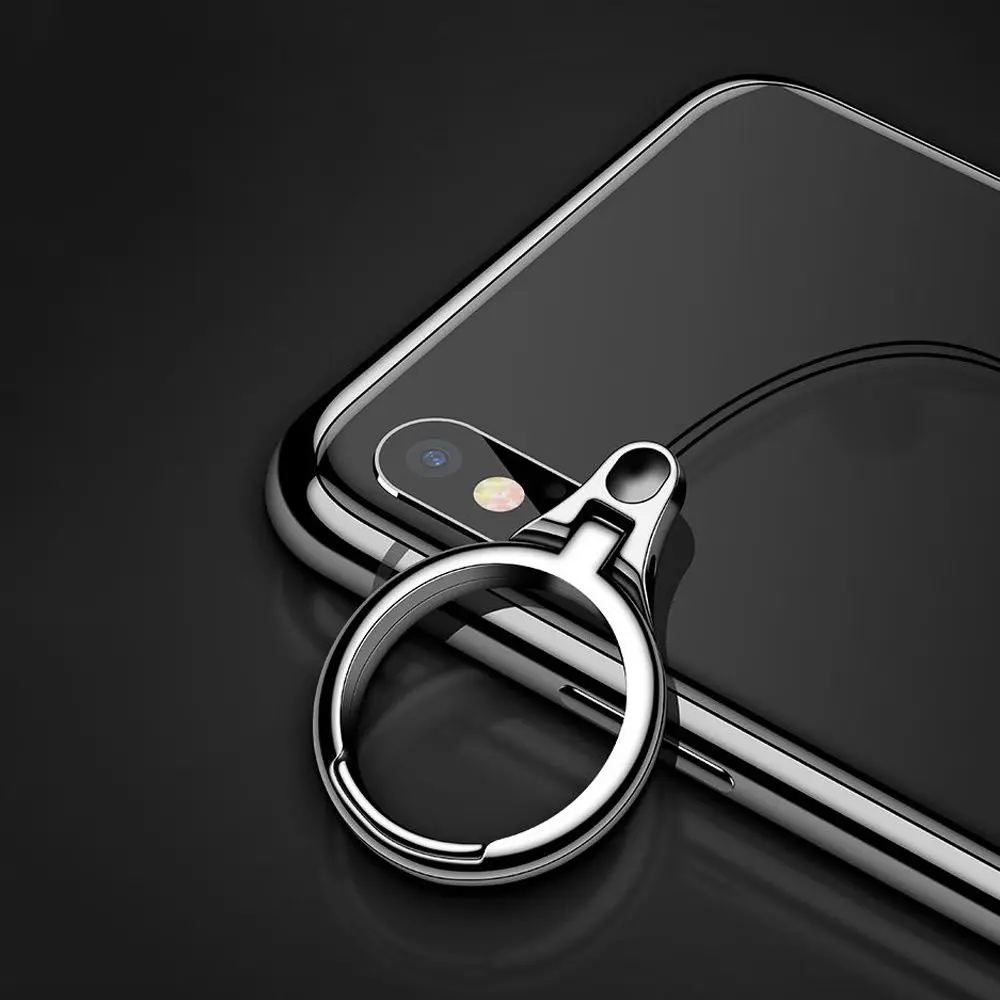 Universal 360 Degree Finger Ring Lanyard 2 in 1 Mobile Holder Metal Stand and Ring Hang Rope For Phone