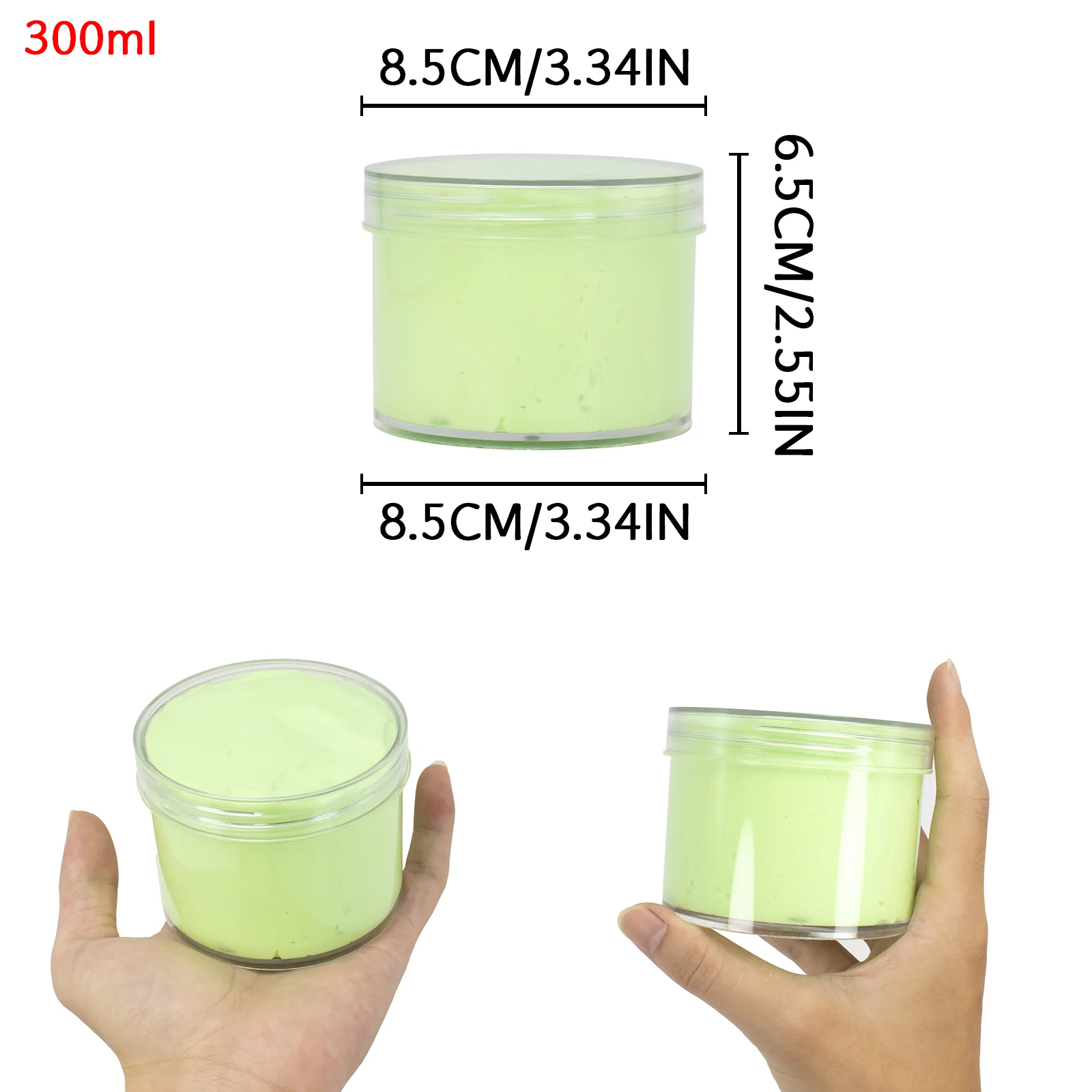 Frog Butter Slime Set - Fluffy Scented Slime for Kids, Ideal Party Favor and Christmas Gift, Putty Complete with Slime Charms, 2