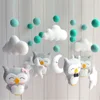 Baby Mobile Rattles Toys Baby Toys 0-12 Months Carousel Crib Holder Baby Mobile To Bed Bed Bell Mom Handmade Toys for Newborns 1