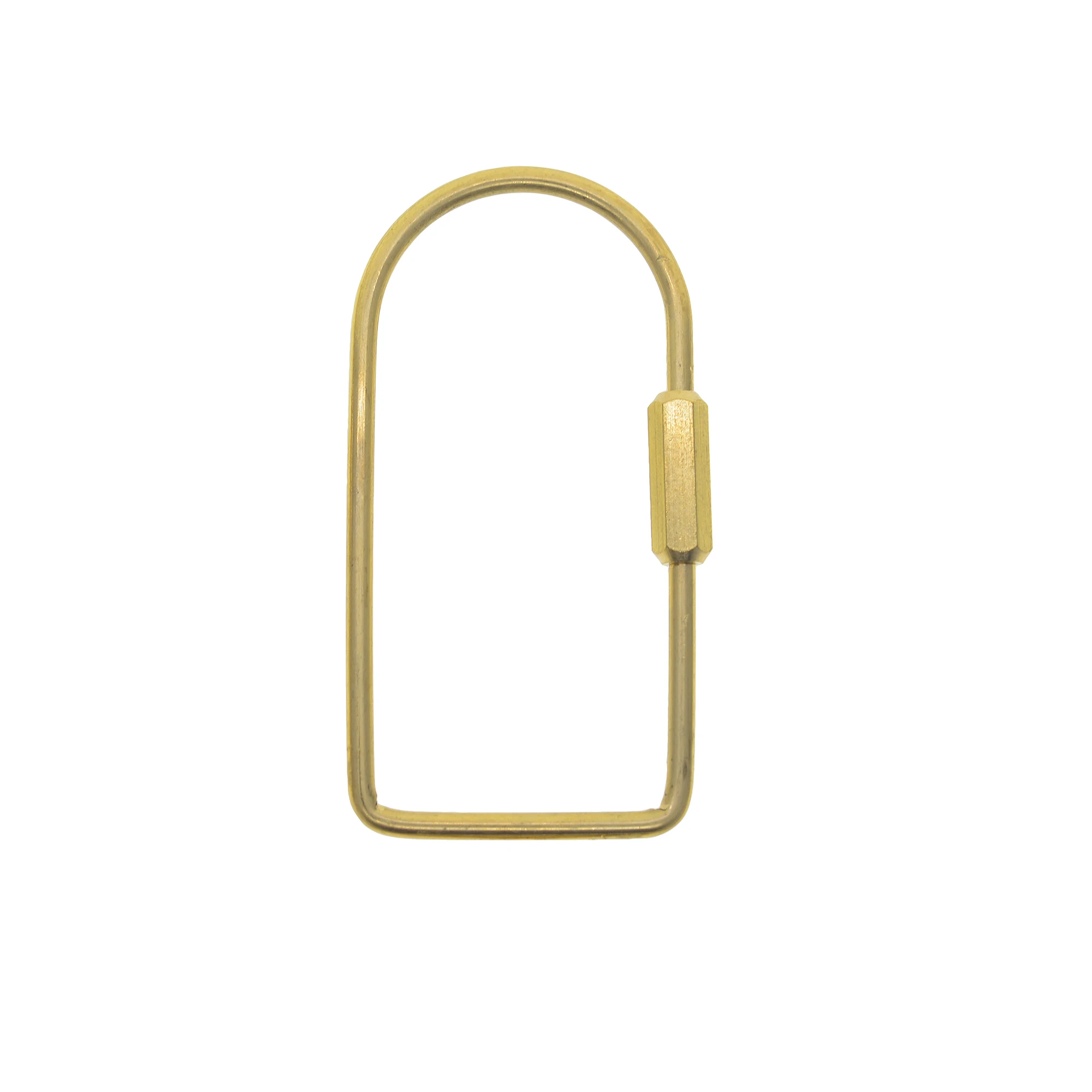 Elegant Brass Oval Hemisphere Heart Drop Carabiner Keychain Gift - 23 Stylish Options
