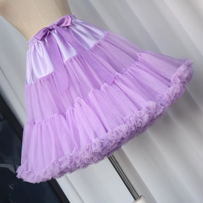 Petticoat Skirt Petticoat Underskirt Wedding Underskirt Lolita Petticoat Flower Girl Underskirt Wedding Petticoat Vintage Underskirt Tulle Tutu Skirt Womens Layered Pleated Tulle Petticoat Tutu Puffy Party Cosplay Skirt Elastic Waist Princess Ballet Dance Pettiskirts Underskirt