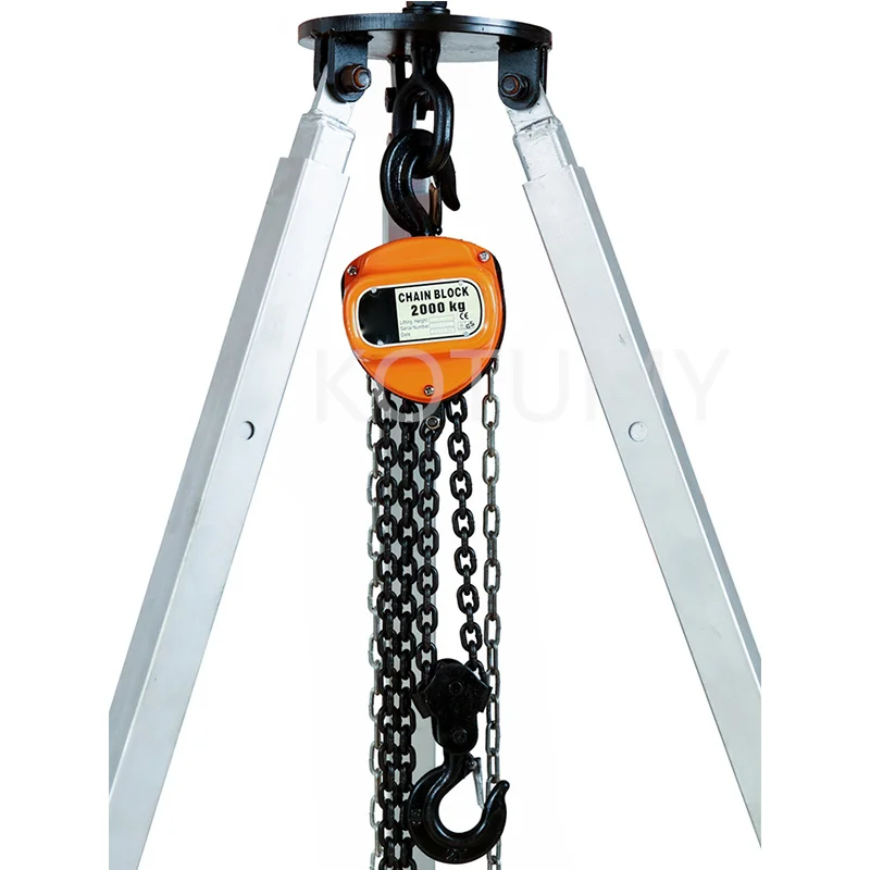 1/2/3 Ton Mini Hand Chain Hoist Hook Mount Capacity 3Meter Lift Portable Manual Hand-cranked Gourd