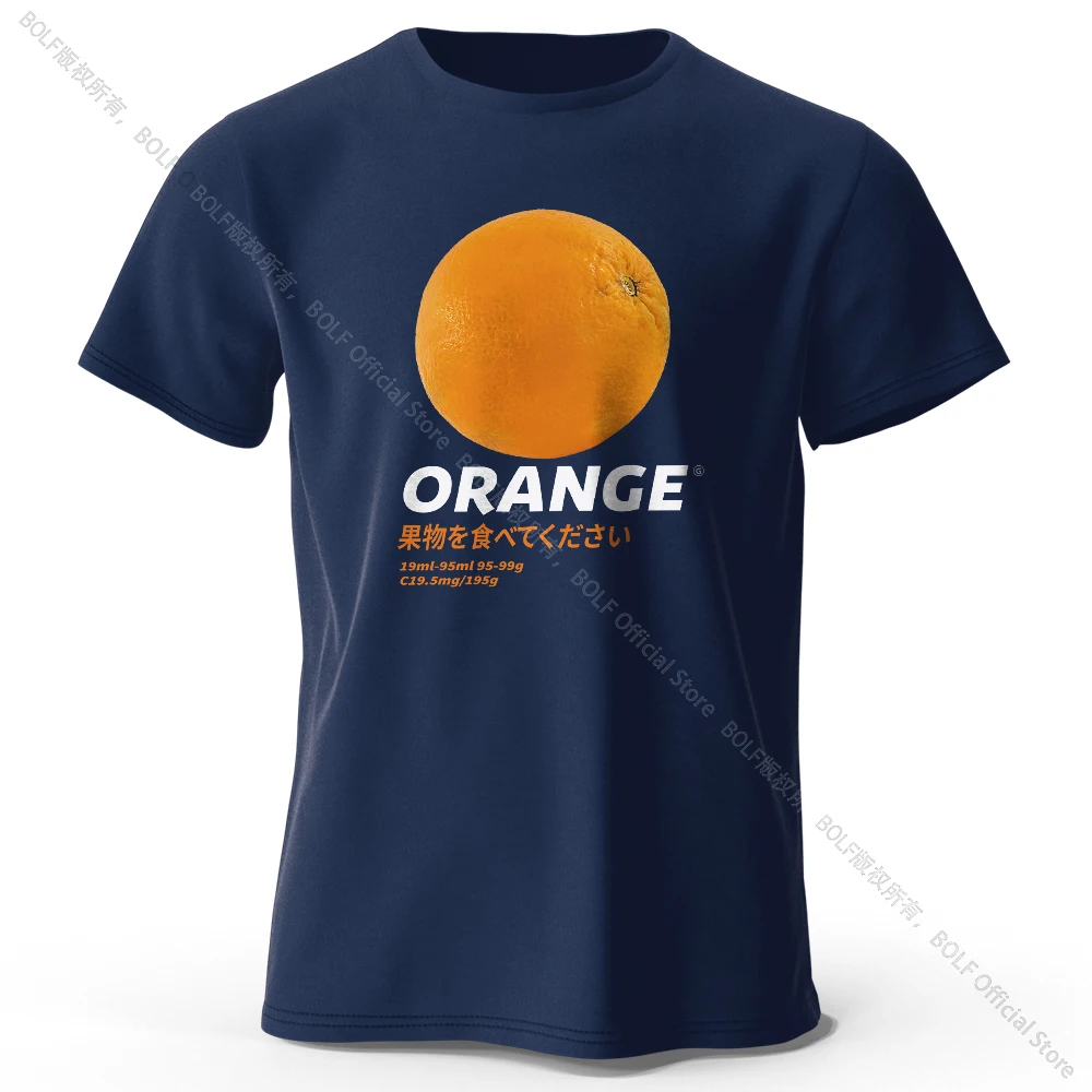Fresh & Vibrant Orange Fruit Print T-Shirt - Soft & Comfortable Pure Cotton Summer Top